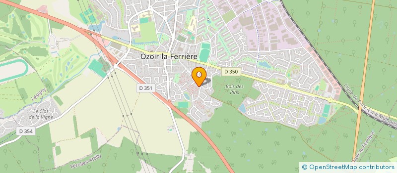 localisation de l'entreprise OB TRANSPORTS  OZOIR-LA-FERRIERE