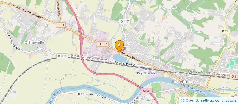 localisation de l'entreprise OB4C  SAINT-VINCENT-DE-TYROSSE