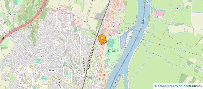 localisation de l'entreprise OBA à MACON