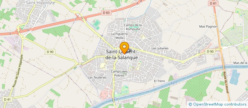 localisation de l'entreprise OBA à SAINT-LAURENT-DE-LA-SALANQUE