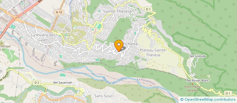 localisation de l'entreprise OBA SOLIDAIRE à LA POSSESSION
