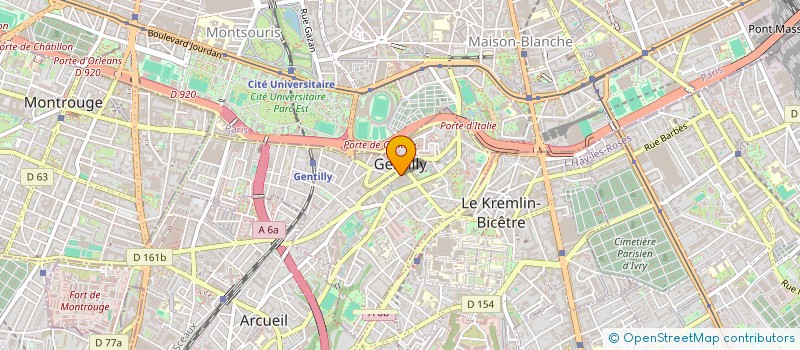 localisation de l'entreprise OBABA à GENTILLY