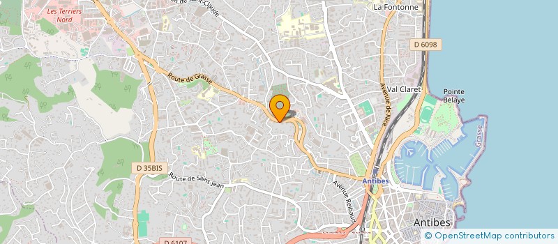 localisation de l'entreprise OBADE COMPAGNIE à ANTIBES