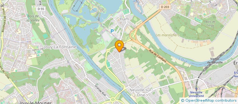 localisation de l'entreprise OBADIA à NEUVILLE-SUR-OISE