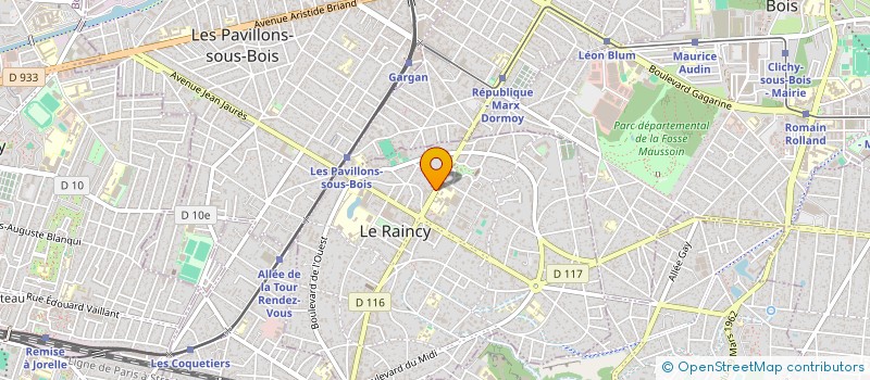 localisation de l'entreprise OBADIA EDITIONS à LE RAINCY