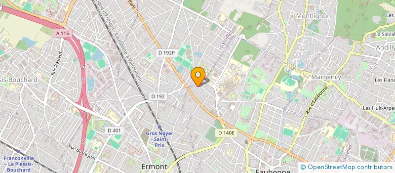 localisation de l'entreprise OBAE  EAUBONNE