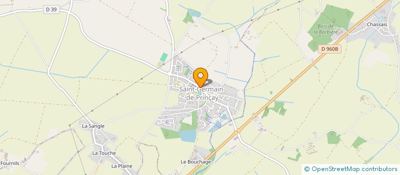 localisation de l'entreprise OBANE 85  SAINT-GERMAIN-DE-PRINCAY