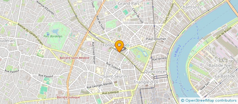 localisation de l'entreprise OBARBER  BORDEAUX