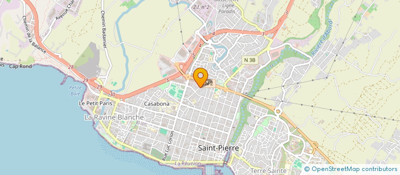 localisation de l'entreprise OBB CONCEPT à SAINT-PIERRE