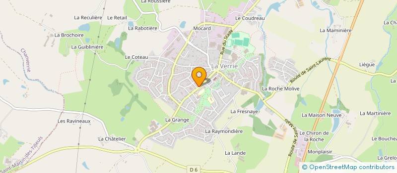 localisation de l'entreprise OBC  CHANVERRIE