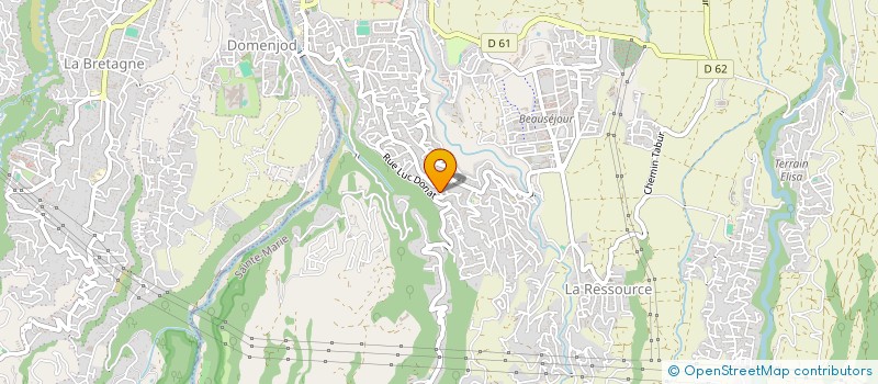 localisation de l'entreprise OBC  SAINTE-MARIE