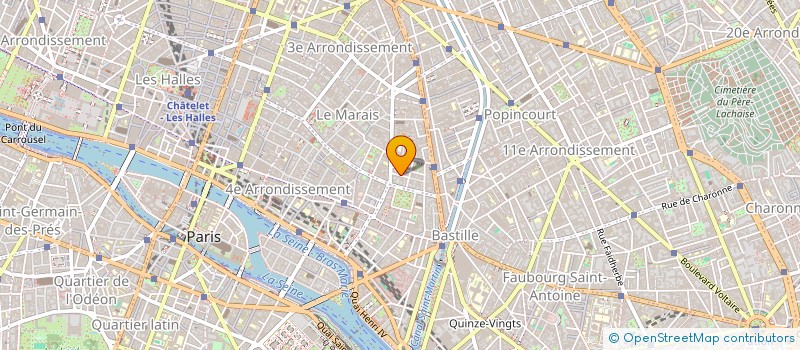 localisation de l'entreprise OBC  PARIS