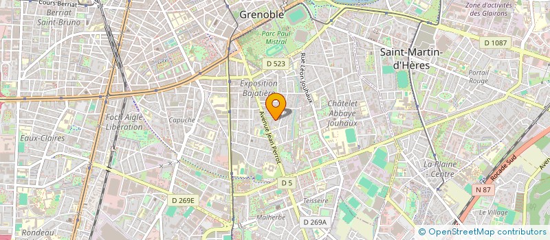 localisation de l'entreprise OBC-PILOTEX à GRENOBLE