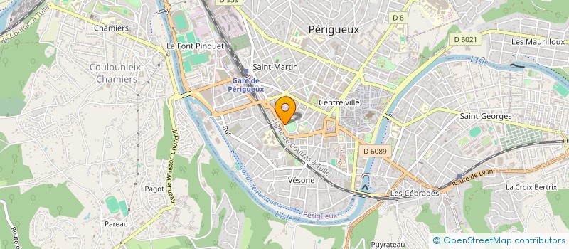 localisation de l'entreprise OBDM à PERIGUEUX
