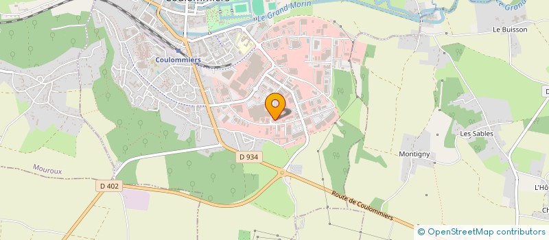 localisation de l'entreprise OBE CLM à COULOMMIERS