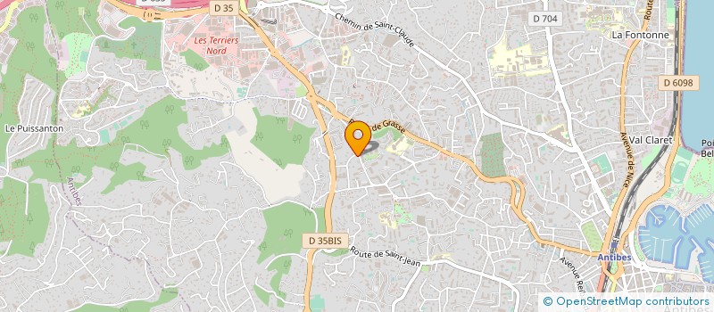 localisation de l'entreprise OBE CONSULTING  ANTIBES