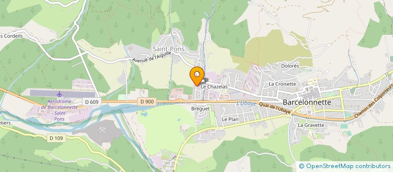 localisation de l'entreprise OBEASTE JARDINS  SAINT-PONS