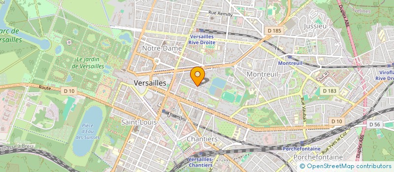 localisation de l'entreprise OBECTIF 20-20 à VERSAILLES