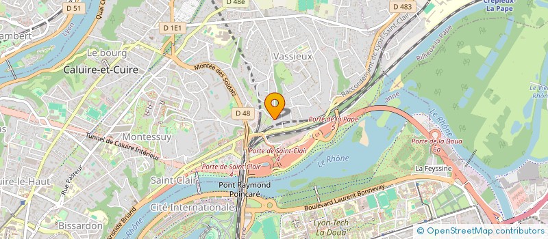 localisation de l'entreprise OBELAF  CALUIRE-ET-CUIRE