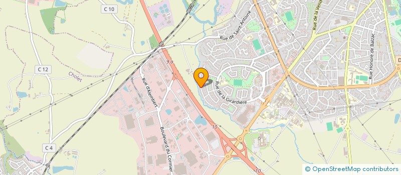 localisation de l'entreprise OBELEF à CHOLET