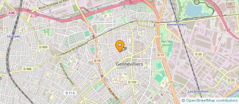 localisation de l'entreprise OBELISQUE à GENNEVILLIERS