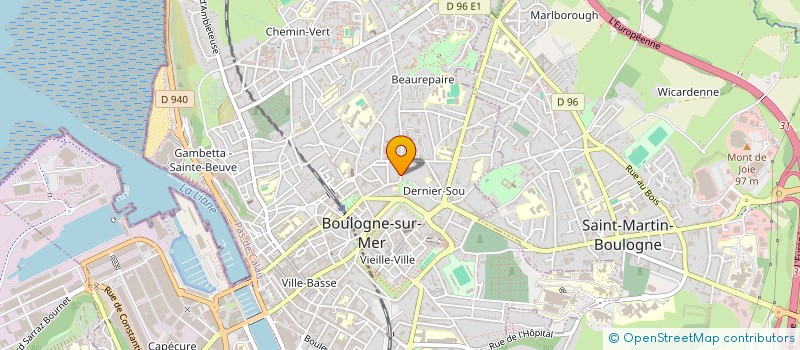 localisation de l'entreprise OBELISQUE  BOULOGNE-SUR-MER