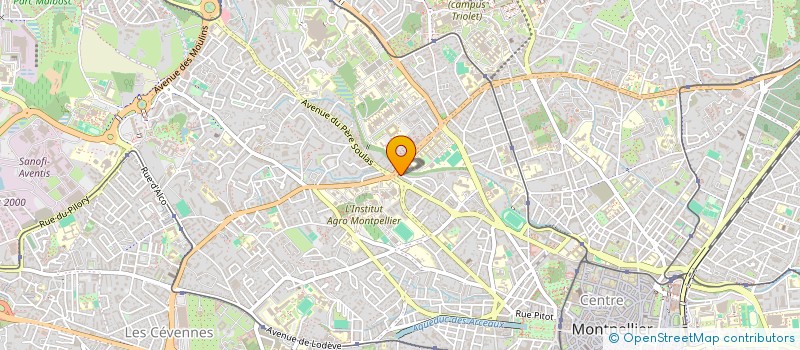 localisation de l'entreprise OBELIX à MONTPELLIER