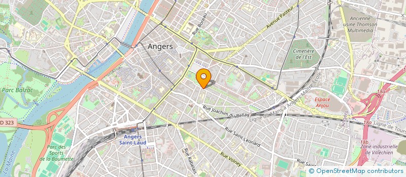 localisation de l'entreprise OBELLINE à ANGERS