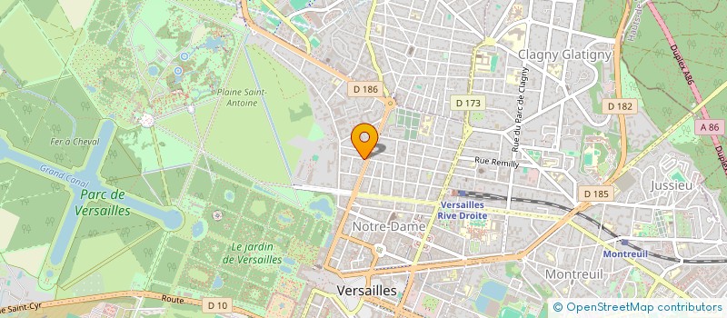 localisation de l'entreprise OBELUS à VERSAILLES