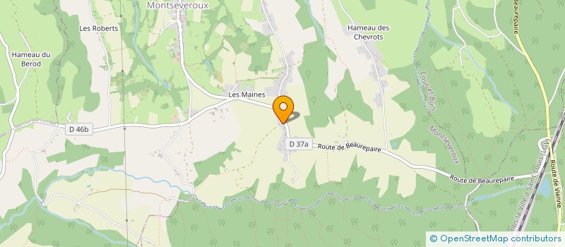 localisation de l'entreprise OBEN  MONTSEVEROUX