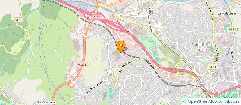 localisation de l'entreprise OBEN-SERVIC TRANSPORT ARTISA MARCHA PUBL  VILLARS