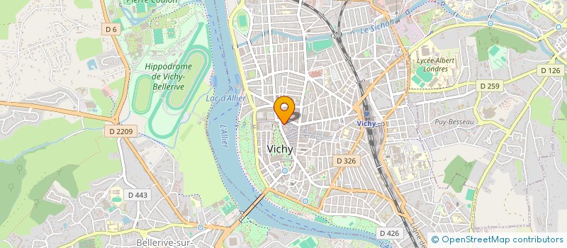 localisation de l'entreprise OBEN SPORTS AND EVENTS CONSULTING  VICHY