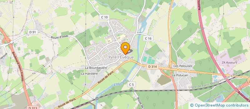 localisation de l'entreprise OBEPANO  YVRE-L'EVEQUE