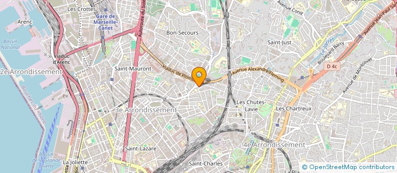 localisation de l'entreprise OBEPRO à MARSEILLE