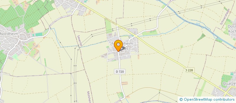 localisation de l'entreprise OBER  QUATZENHEIM