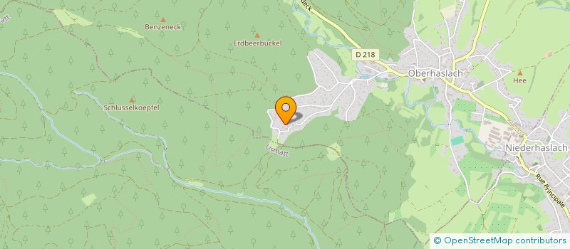 localisation de l'entreprise OBER' SPORTS NATURE  OBERHASLACH