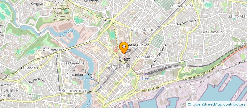 localisation de l'entreprise OBERENN  BREST