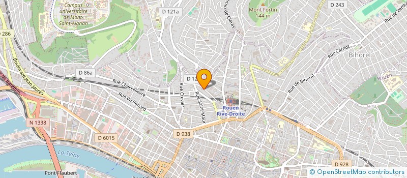 localisation de l'entreprise OBERIANT à ROUEN