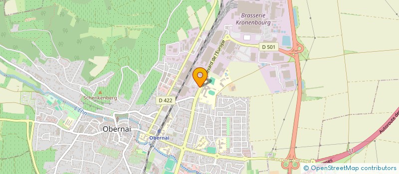 localisation de l'entreprise OBERIMMO  OBERNAI