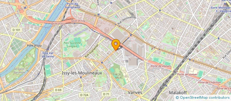 localisation de l'entreprise OBERKAMPF INVEST à ISSY-LES-MOULINEAUX