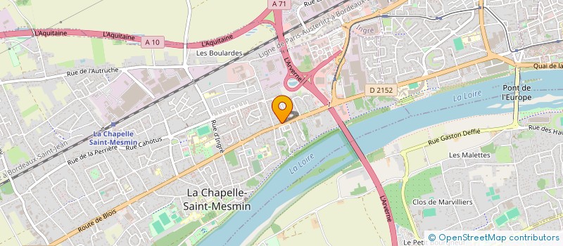 localisation de l'entreprise OBERLE  LA CHAPELLE-SAINT-MESMIN