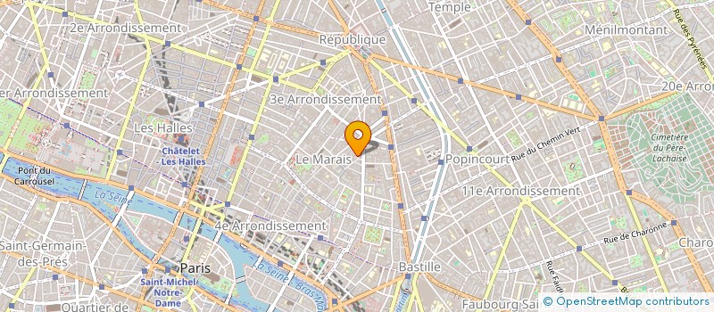 localisation de l'entreprise OBERMANN FRANCE à PARIS