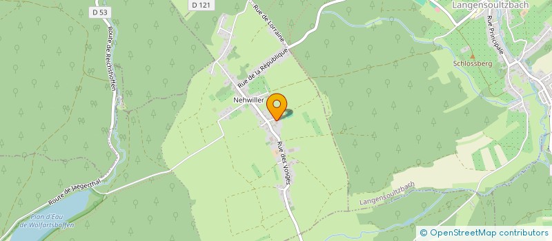 localisation de l'entreprise OBERMATT  REICHSHOFFEN