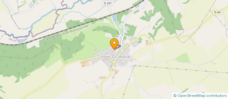 localisation de l'entreprise OBERON  VITREY-SUR-MANCE