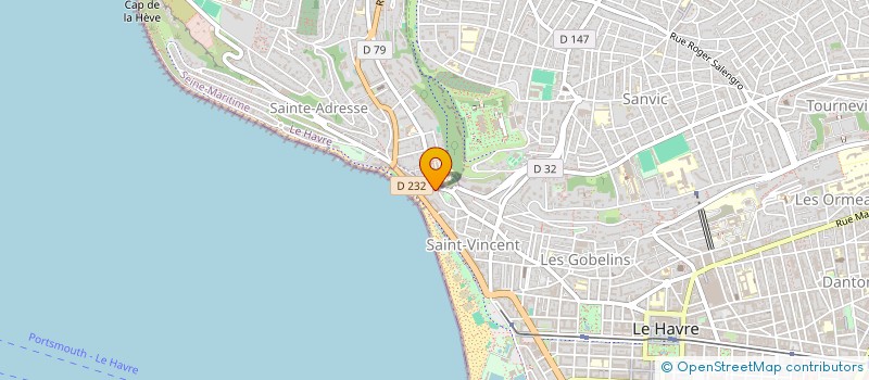 localisation de l'entreprise OBEROY à LE HAVRE