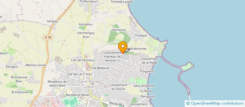 localisation de l'entreprise OBERTHOU  SAINT-POL-DE-LEON