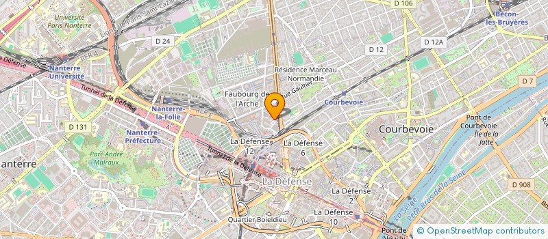 localisation de l'entreprise OBERTHUR SCRATCH CARDS à COURBEVOIE