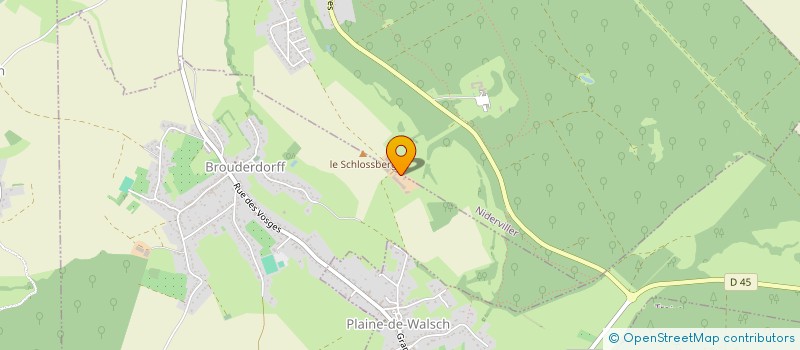 localisation de l'entreprise OBERVILLER ENERGIE  BROUDERDORFF