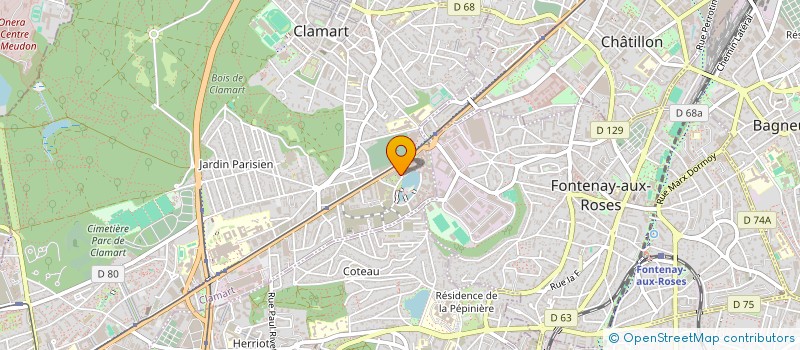 localisation de l'entreprise OBEYA- IT à CLAMART