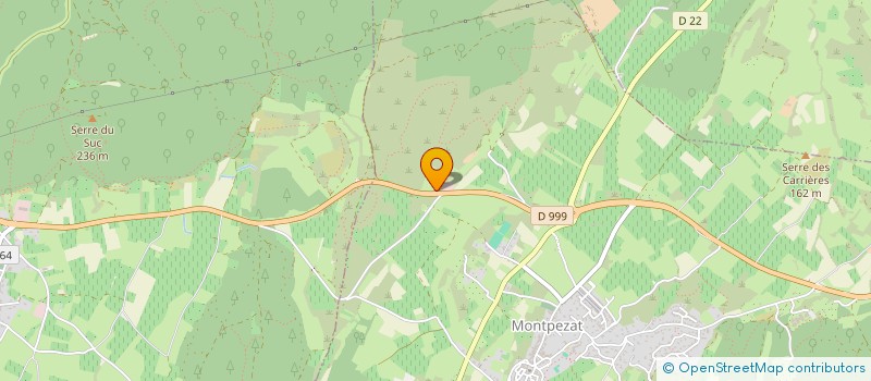 localisation de l'entreprise OBF  MONTPEZAT